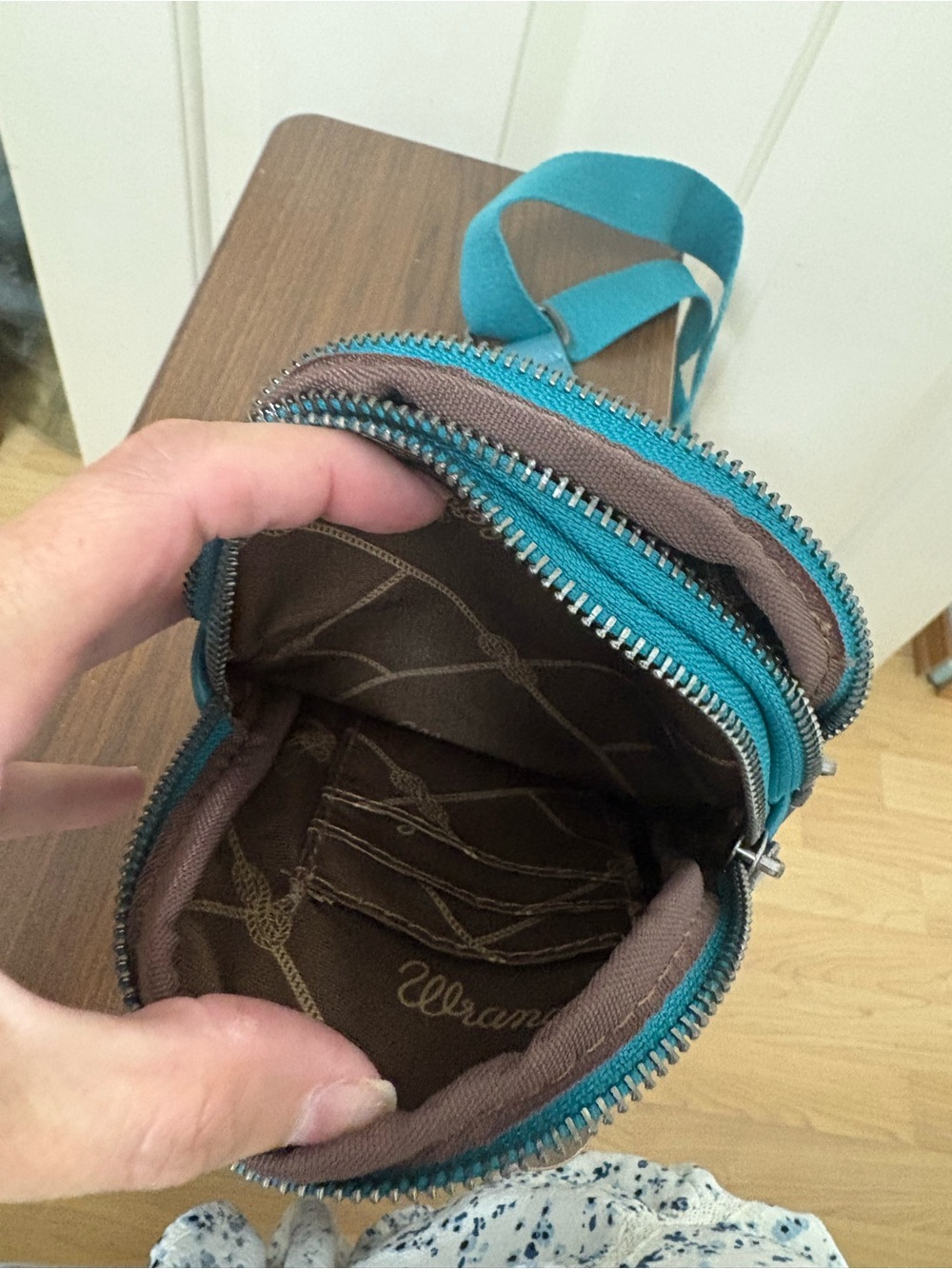 Wrangler Teal Mini Sling Crossbody Bag - Picture 2 of 3
